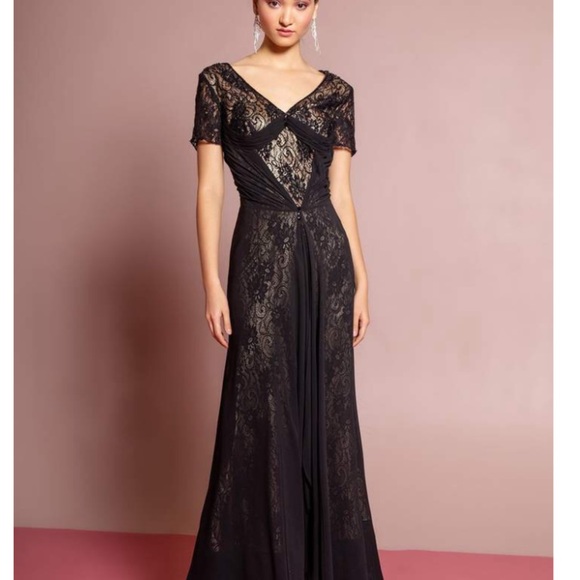 Elizabeth K Dresses & Skirts - Black gown couture design